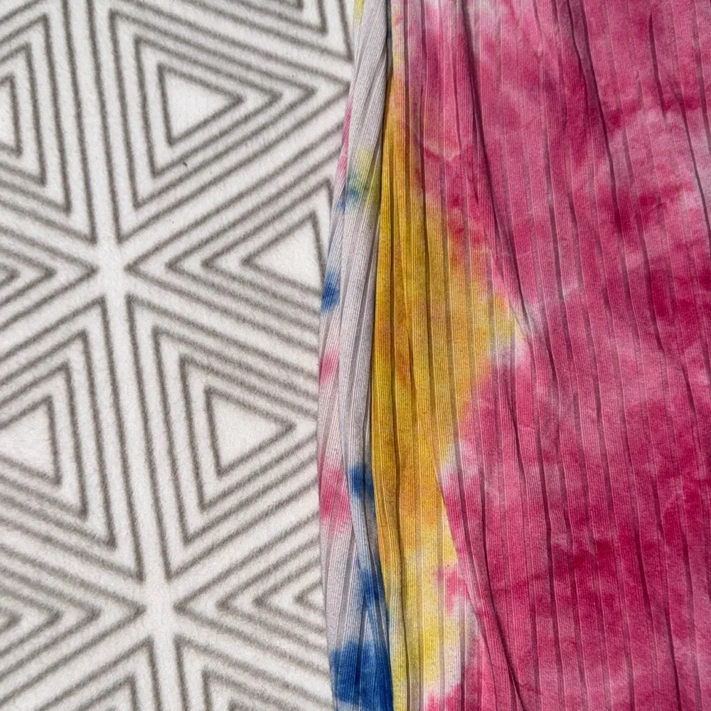 Absolutely Colorful Tie-Dye Kids Dress - Picture 7 of 9